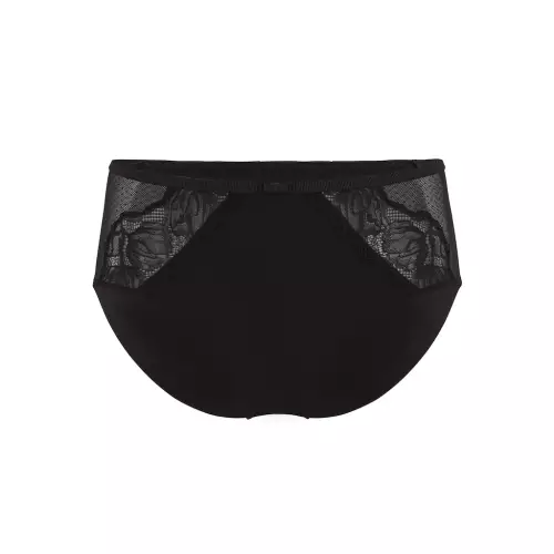 Conturelle mutandine da donna Essential 813828 realizzate in un materiale estremamente confortevole e piacevole al tatto, nel classico colore nero.